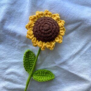 Handmade Crochet Sunflower